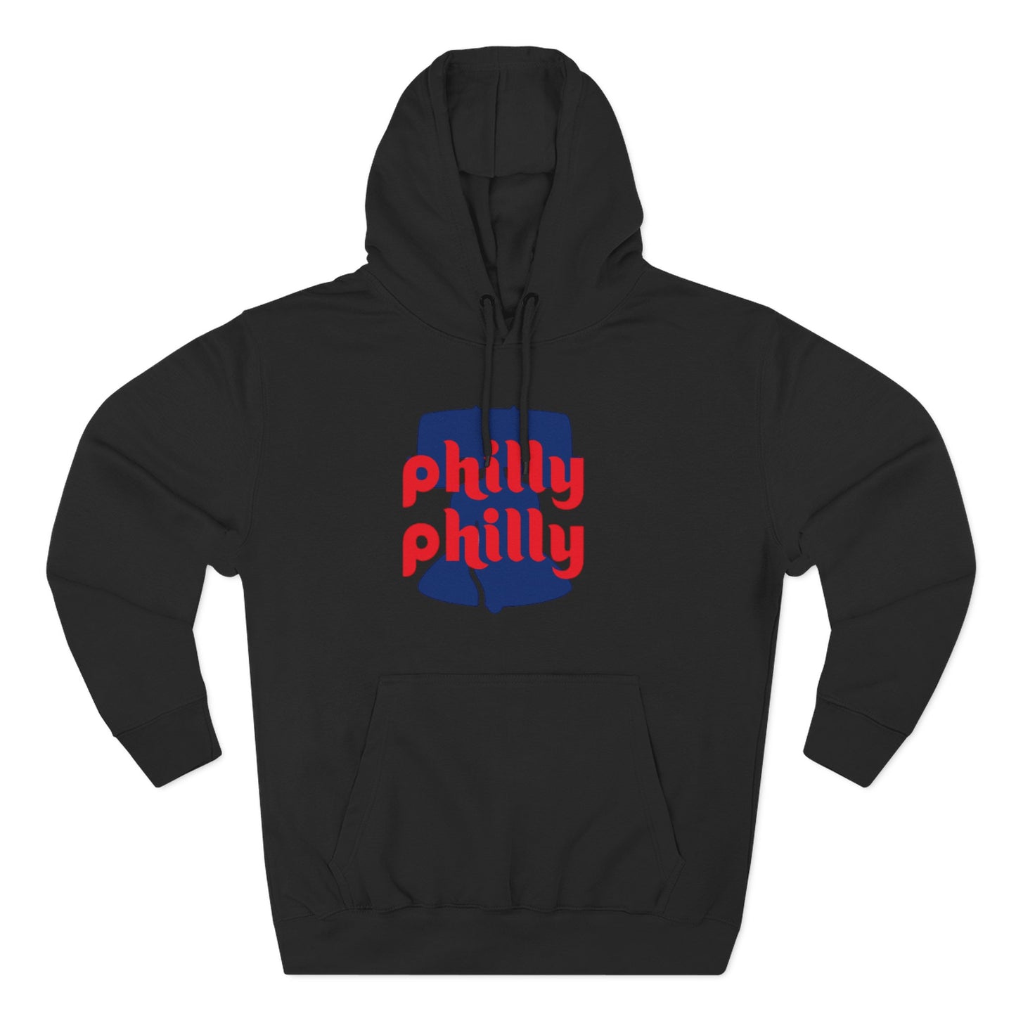 Philly Red & Blue Fleece Hoodie - Casual Comfort for Sports Fans