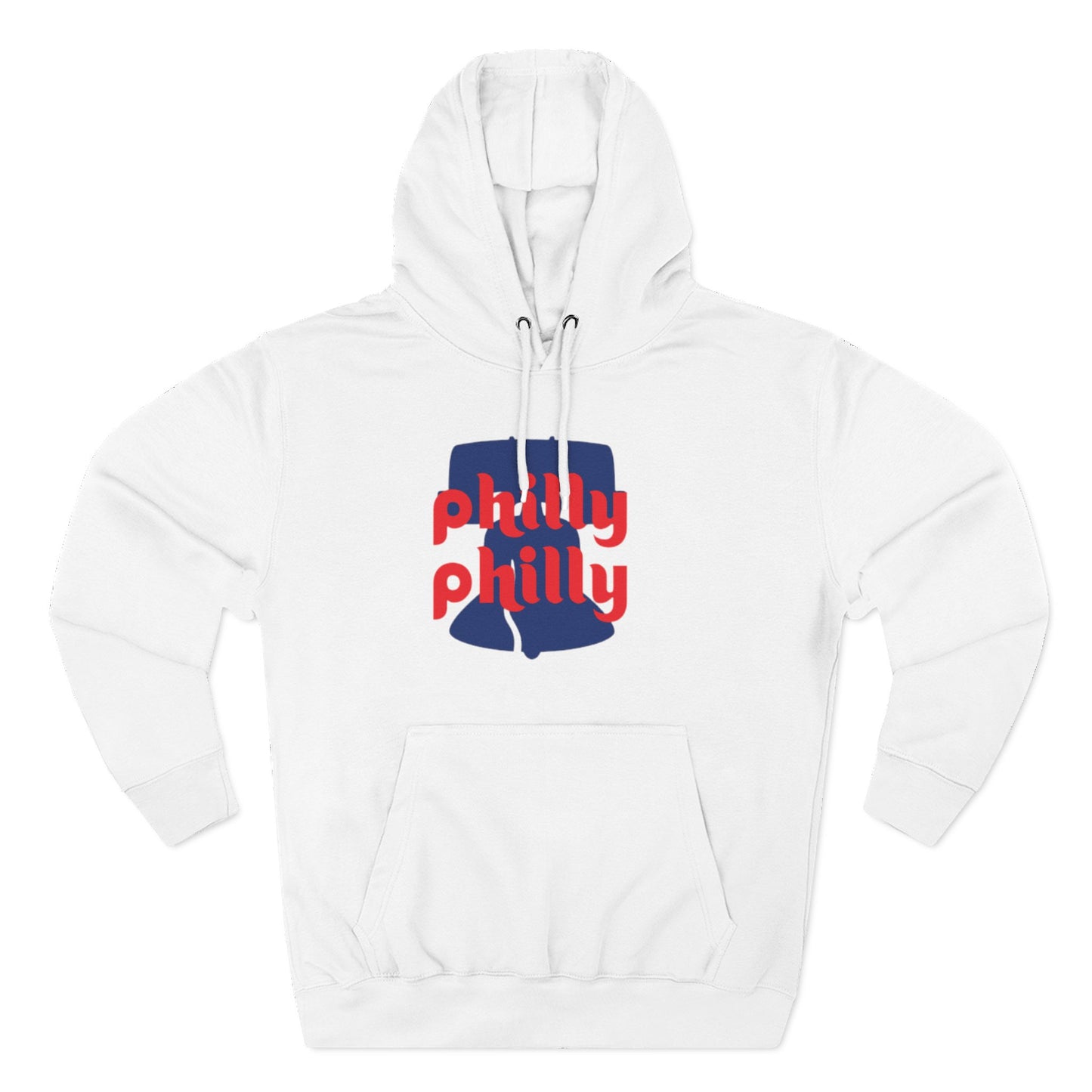 Philly Red & Blue Fleece Hoodie - Casual Comfort for Sports Fans