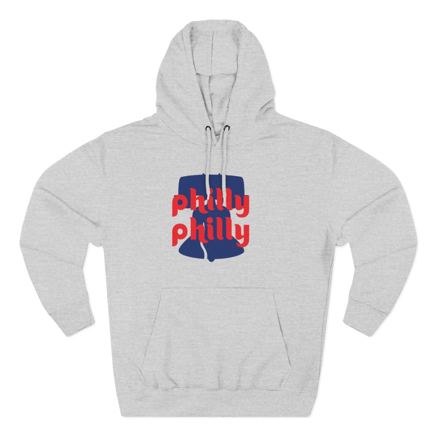 Philly Red & Blue Fleece Hoodie - Casual Comfort for Sports Fans