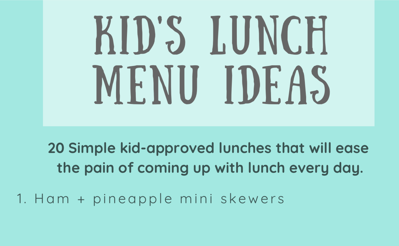 Complete Kid's Bundle; Print +, Ultimate Family Chore Chart, Kid's Lunch Ideas, Lunch Box Notes, and Kid's Planner!!