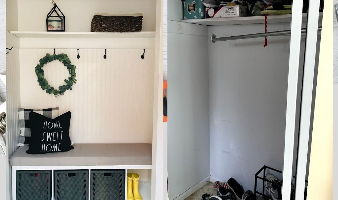 Ikea Kallax Hack: DIY Mudroom Bench and Storage