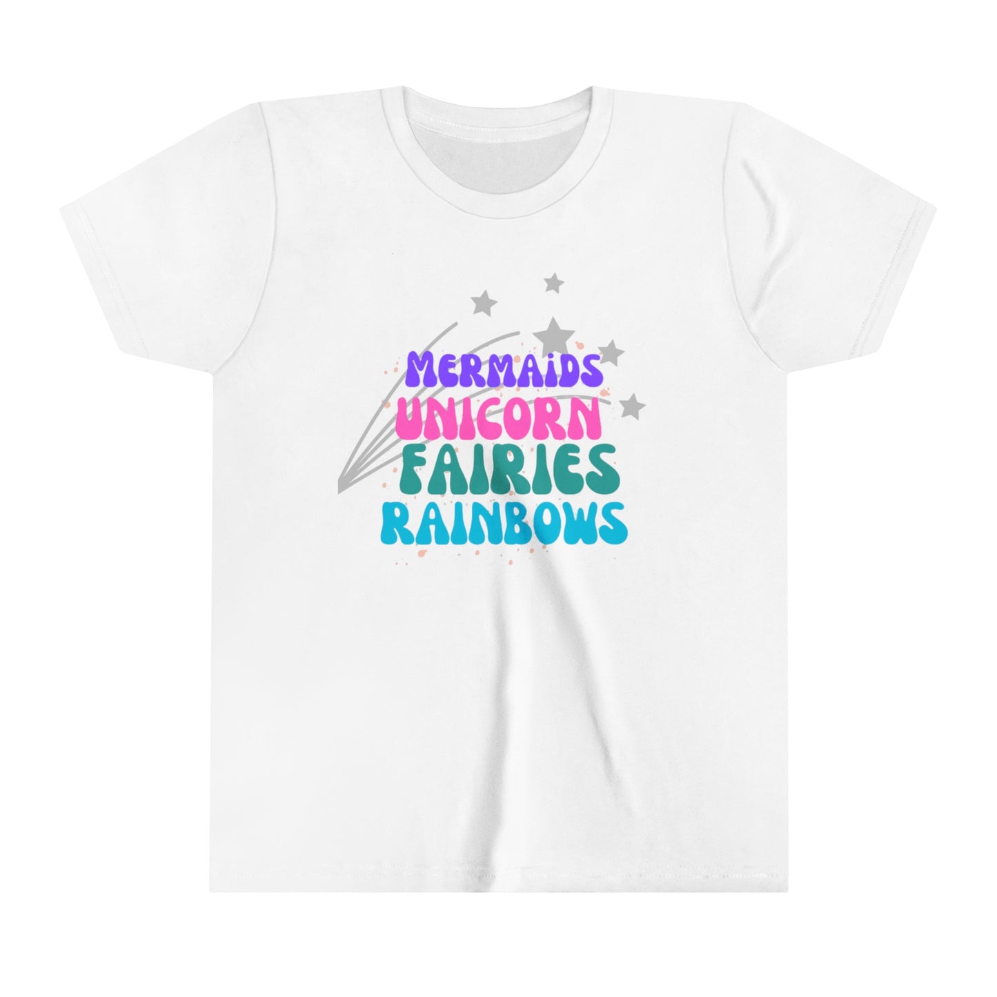 Girls's Mermaids Unicorn, Rainbows and Fairies T-shirt