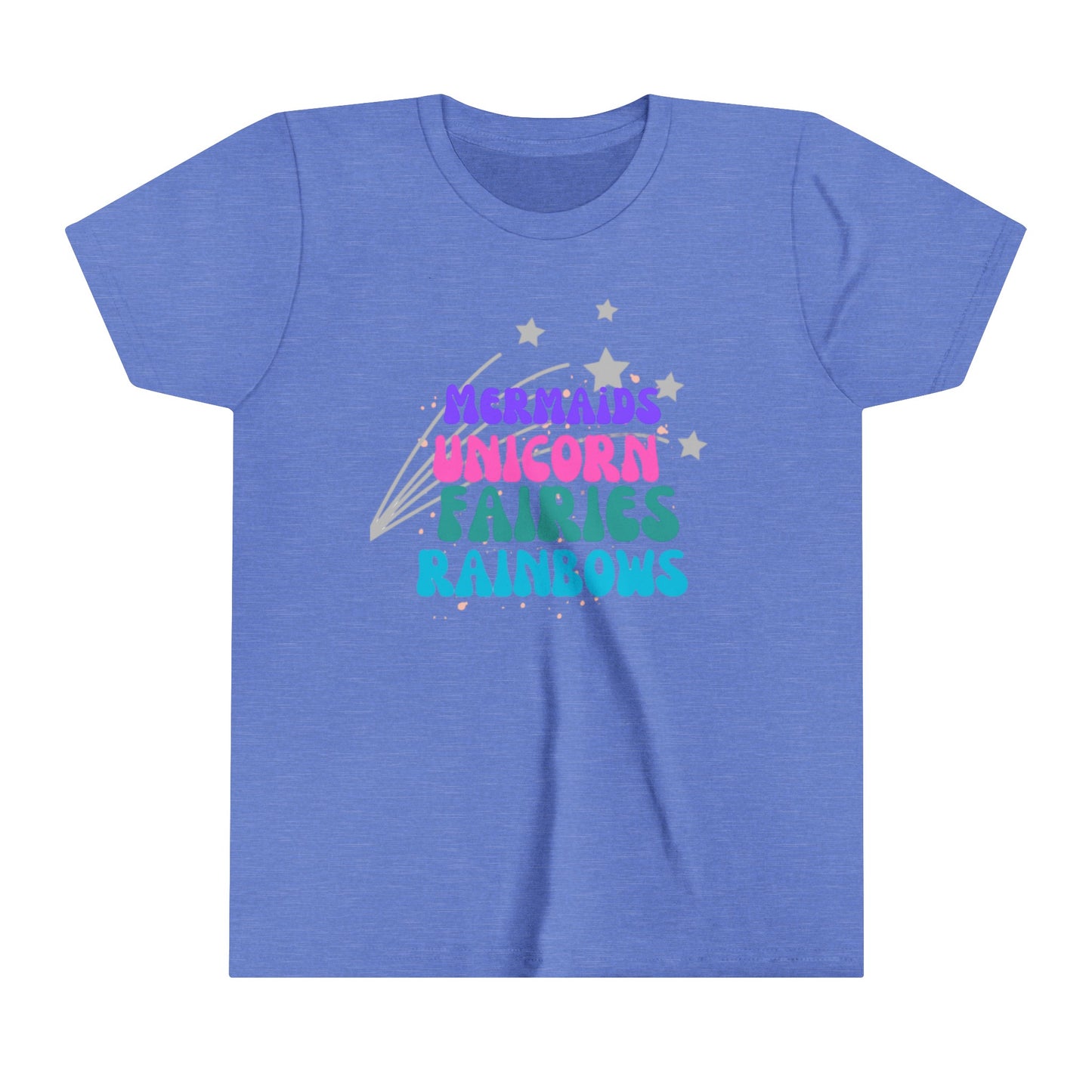 Girls's Mermaids Unicorn, Rainbows and Fairies T-shirt