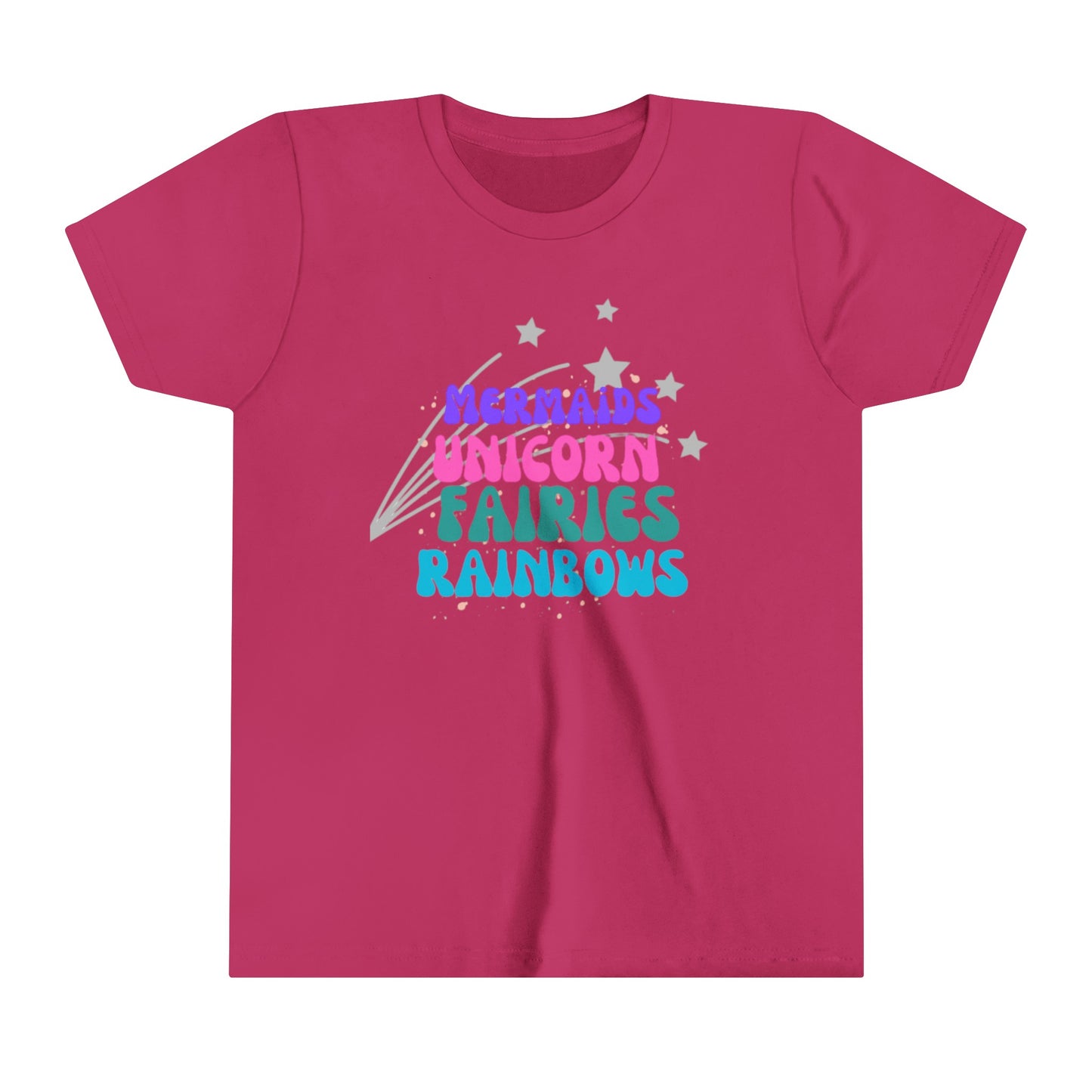 Girls's Mermaids Unicorn, Rainbows and Fairies T-shirt