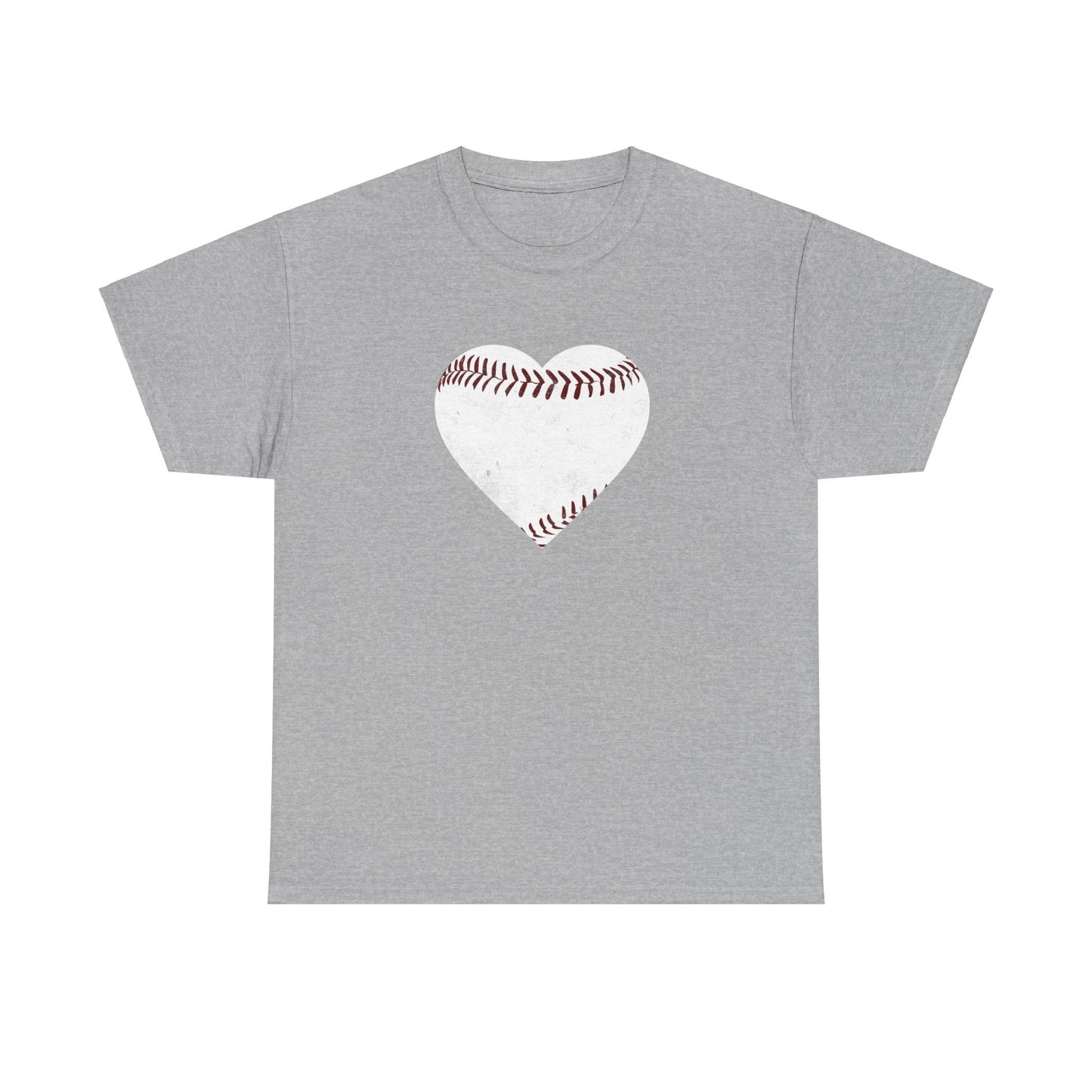 Mom's Baseball Heart T-Shirt