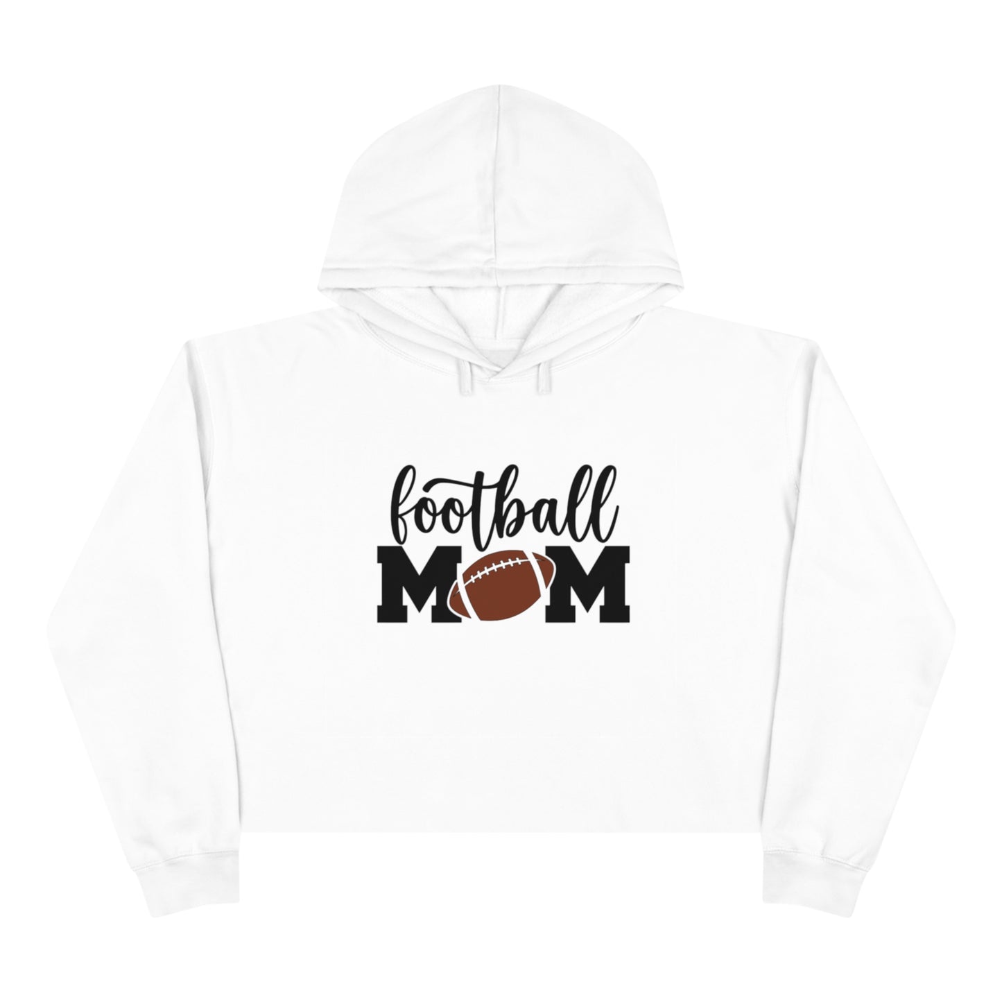 Crop Football Mom Hoodie