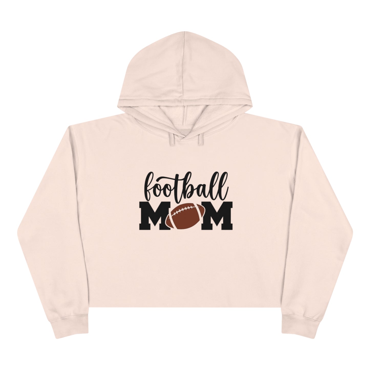 Crop Football Mom Hoodie