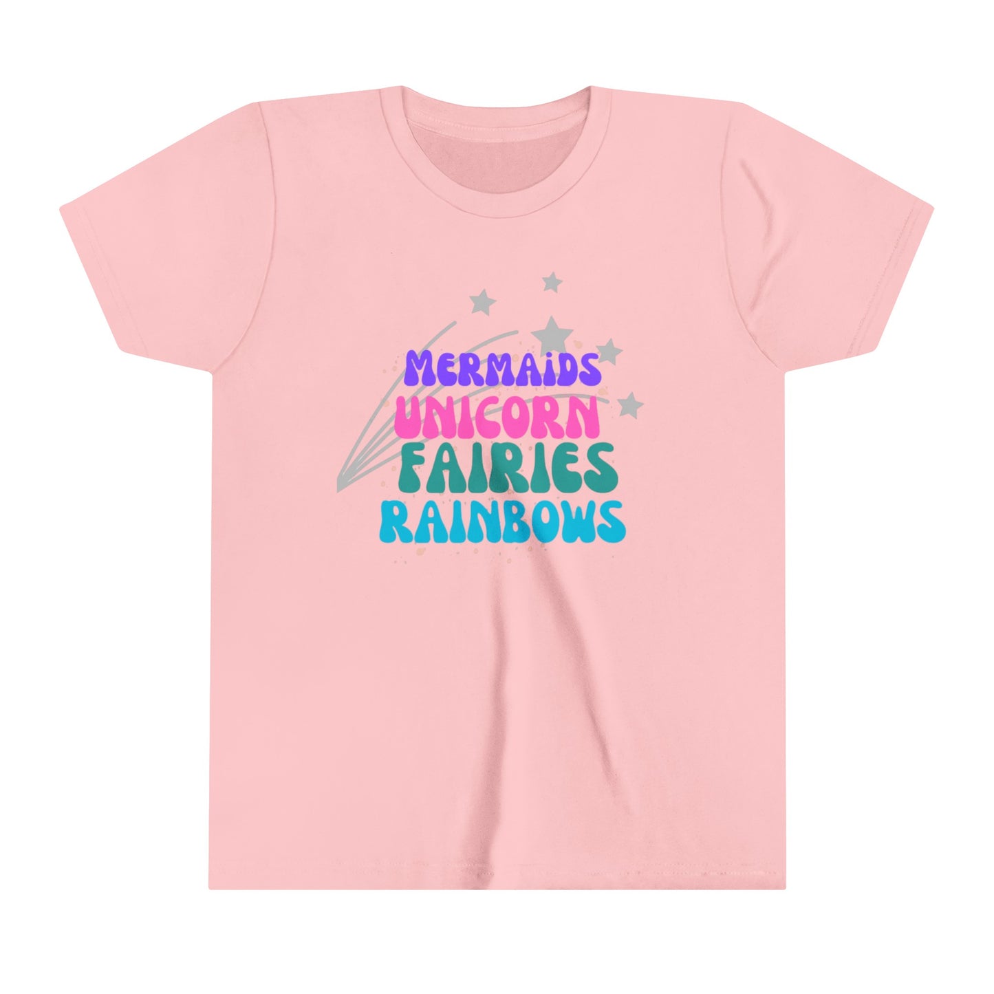 Girls's Mermaids Unicorn, Rainbows and Fairies T-shirt