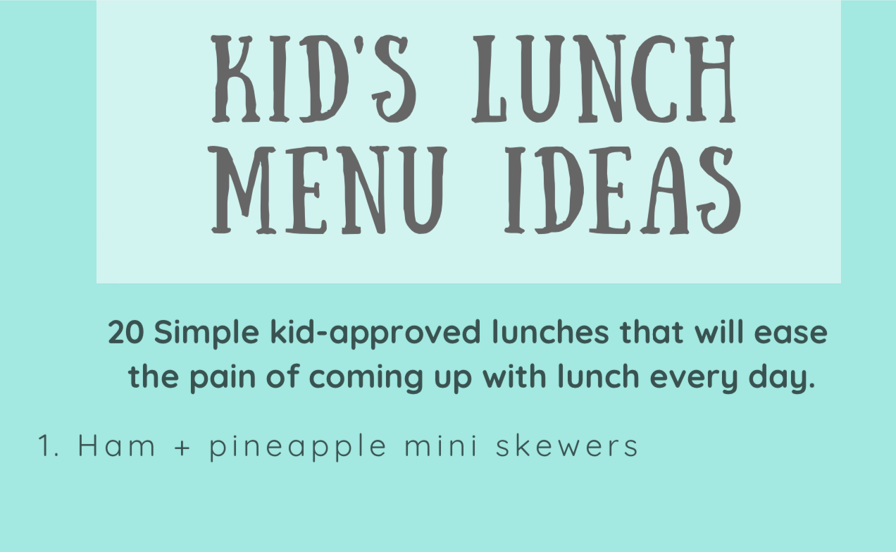 Complete Kid's Bundle;  Print +, Ultimate Family Chore Chart, Kid's Lunch Ideas, Lunch Box Notes, and Kid's Planner!!