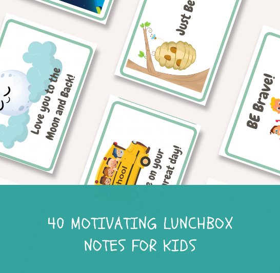 Complete Kid's Bundle;  Print +, Ultimate Family Chore Chart, Kid's Lunch Ideas, Lunch Box Notes, and Kid's Planner!!